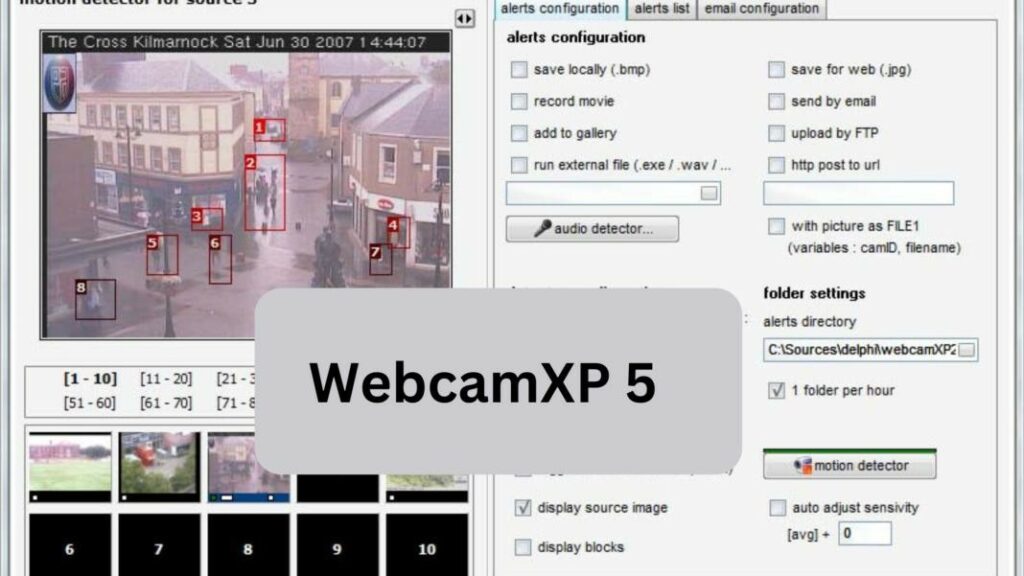 Configuring WebcamXP 5