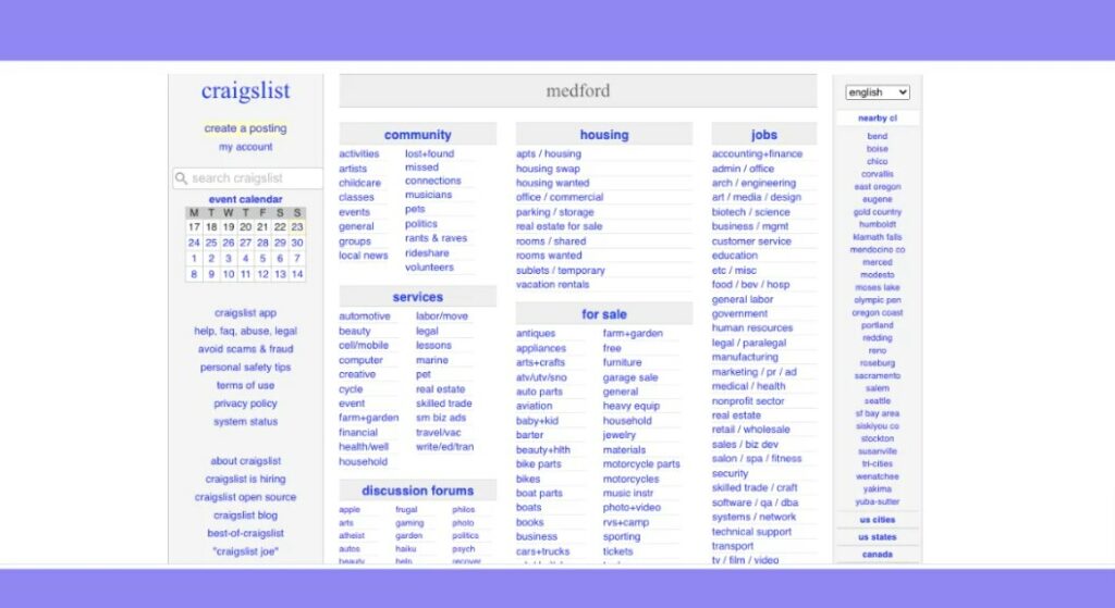 Navigating Craigslist Medford